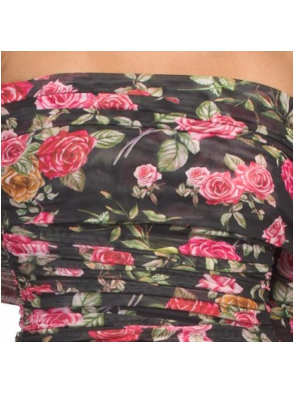 AFRM Kellie Ruffle Hi-lo Mini Dress - Picture 3 of 5